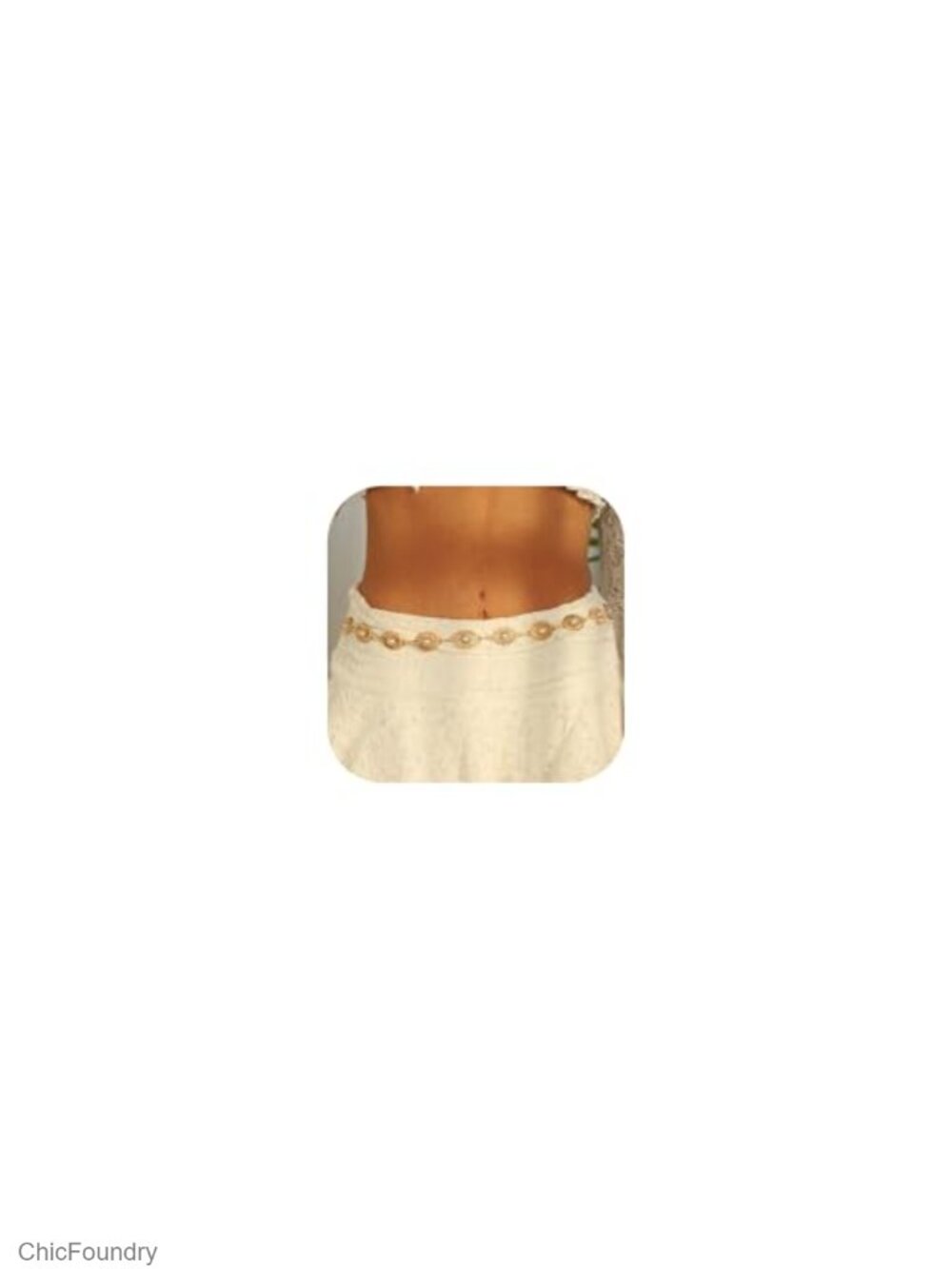 Metal Waist Chain Belt Cowgirl Concho Belt